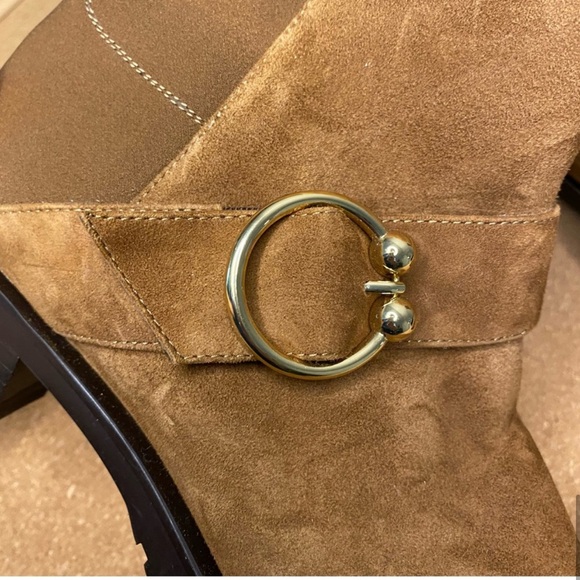 Stuart Weitzman Womens Suede and Neoprene Ankle boots Size 7 - Picture 8 of 16